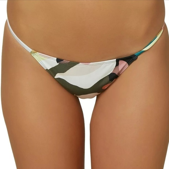 O'NEILL MULTI Calla Printed Hipster Bikini Swim Bottom, US XL - Picture 1 of 5